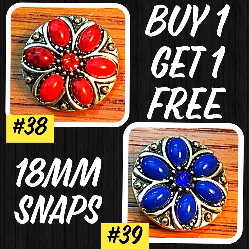 BOGO Snaps fit most brands of 18mm Snap Jewelry